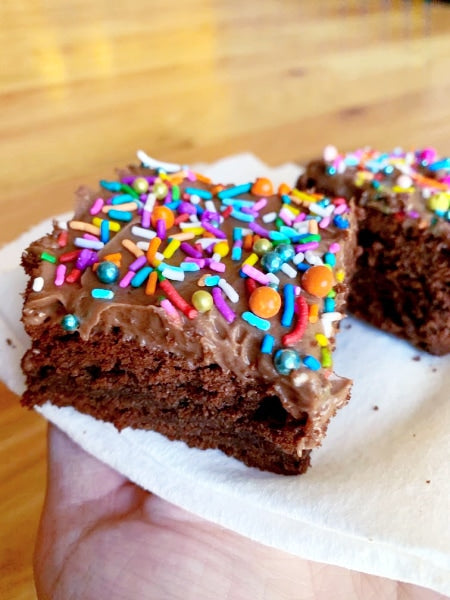 Brownies with Chocolate Cream Cheese Frosting