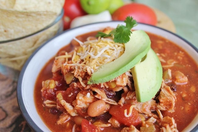 Chicken Taco Soup (Slow Cooker)