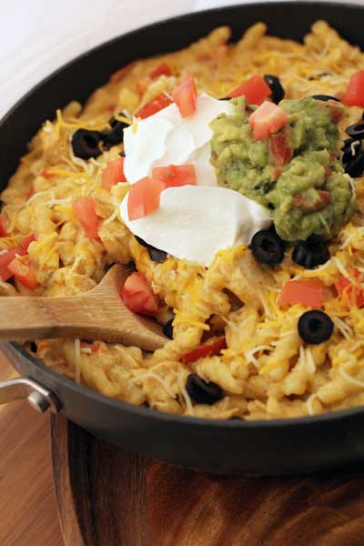 Chicken Enchilada Pasta