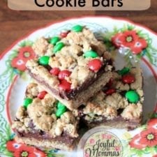 Christmas Fudge Cookie Bars