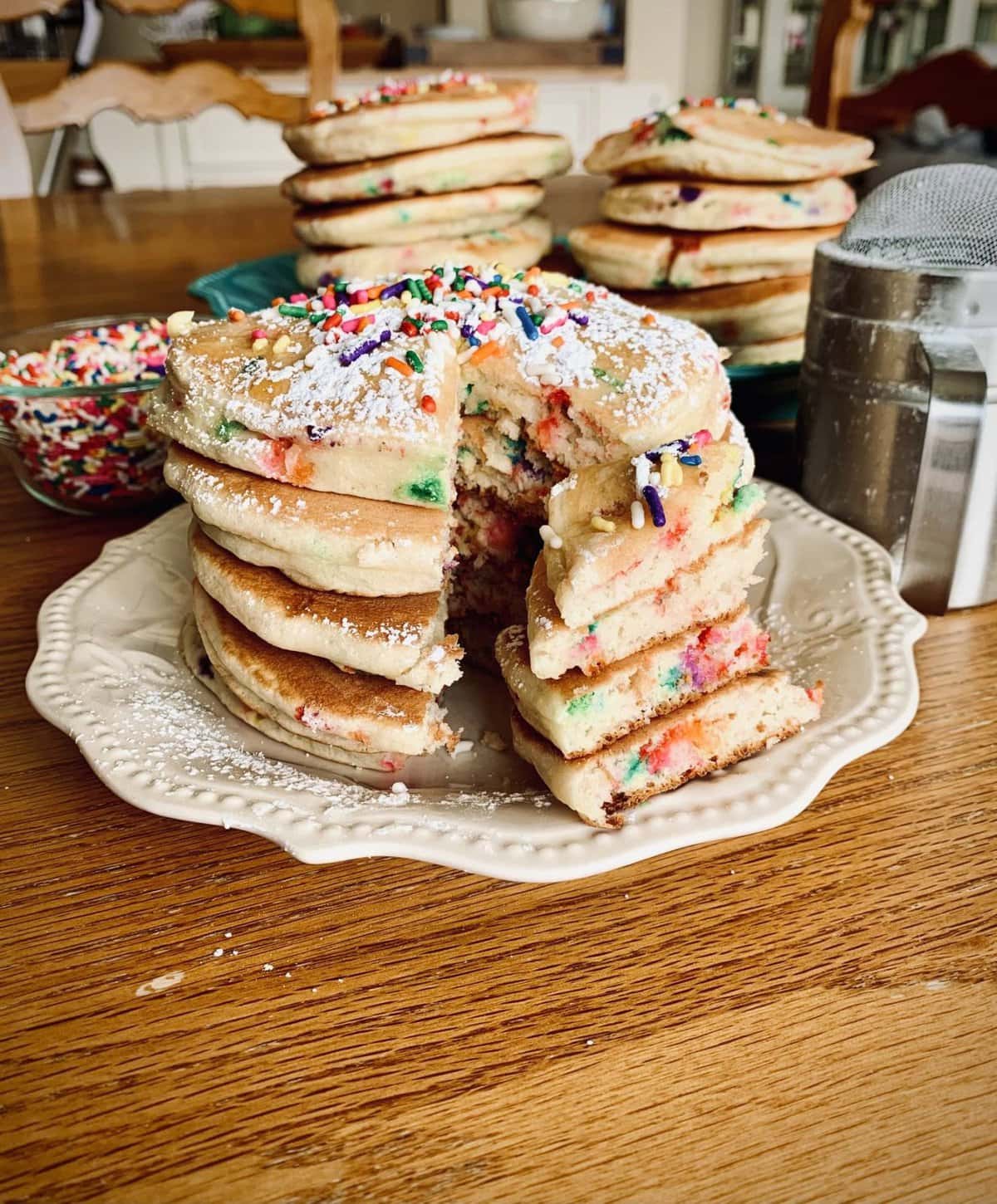 Cake Batter Pancakes